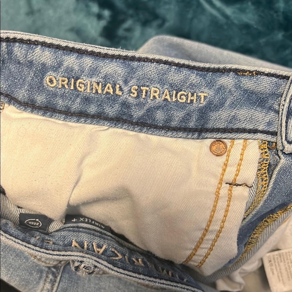 American Eagle Outfitters Original Straight Leg Jeans size 28 X 30 - Picture 12 of 14
